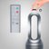 Alt View Zoom 14. Dyson - HP01 Pure Hot + Cool Air Purifier, Heater and Fan - Iron/Silver.