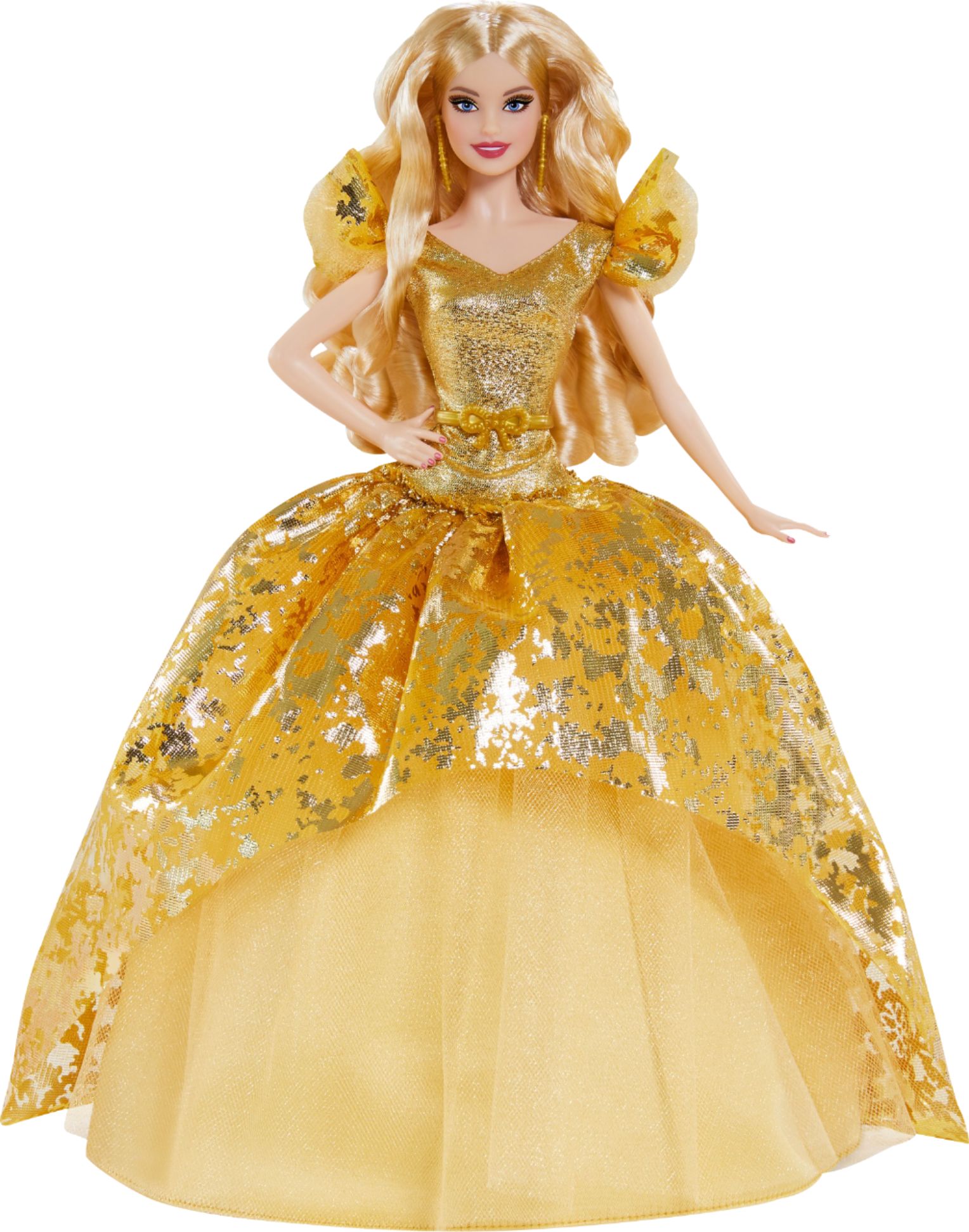 Holiday Barbie Blonde Gold GHT54 - Best