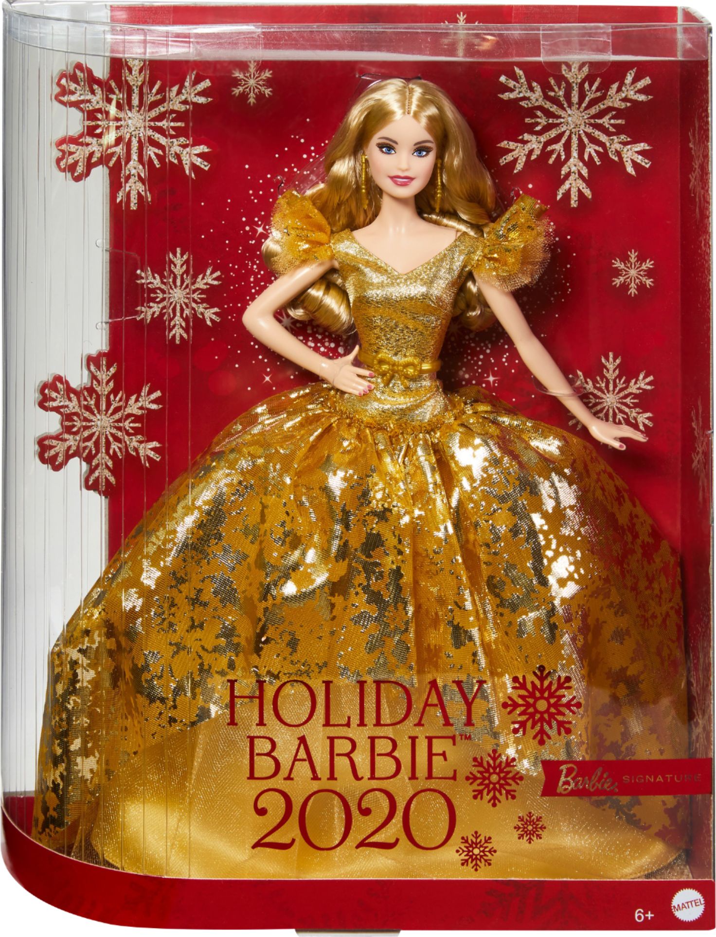 Gold for sale online Mattel GHT54 Holiday Barbie Blonde