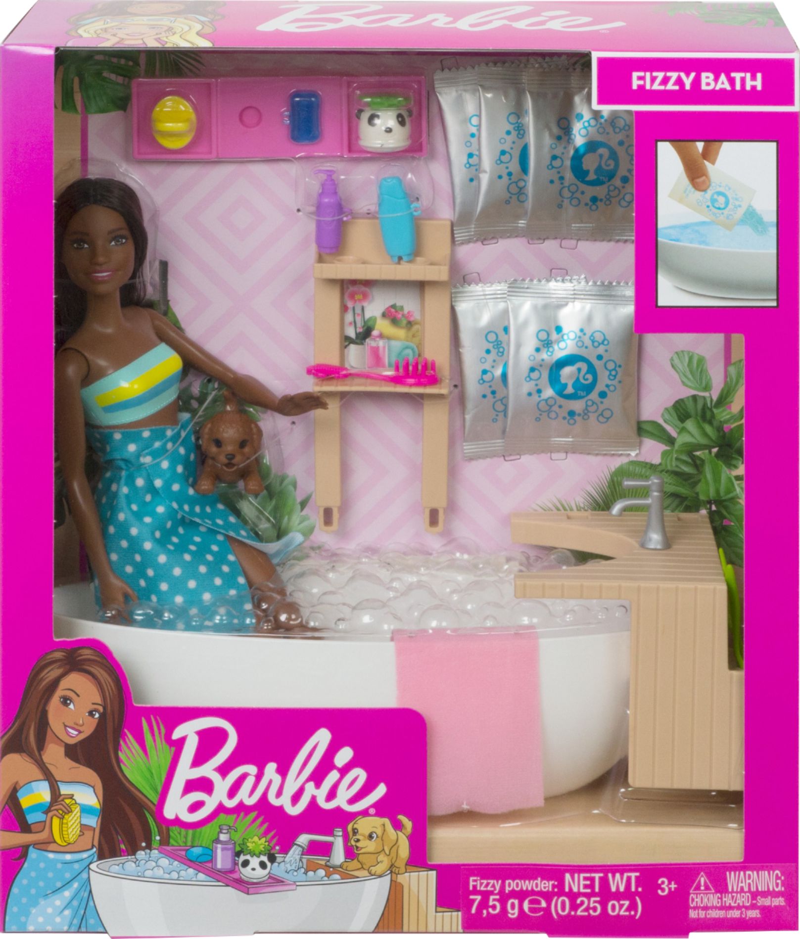 barbie doll playing set