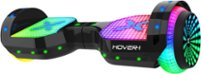 Hover-1 - Astro LED Light Up Electric Self-Balancing Scooter w/6 mi Max Operating Range & 7 mph Max Speed - Black - Front_Zoom