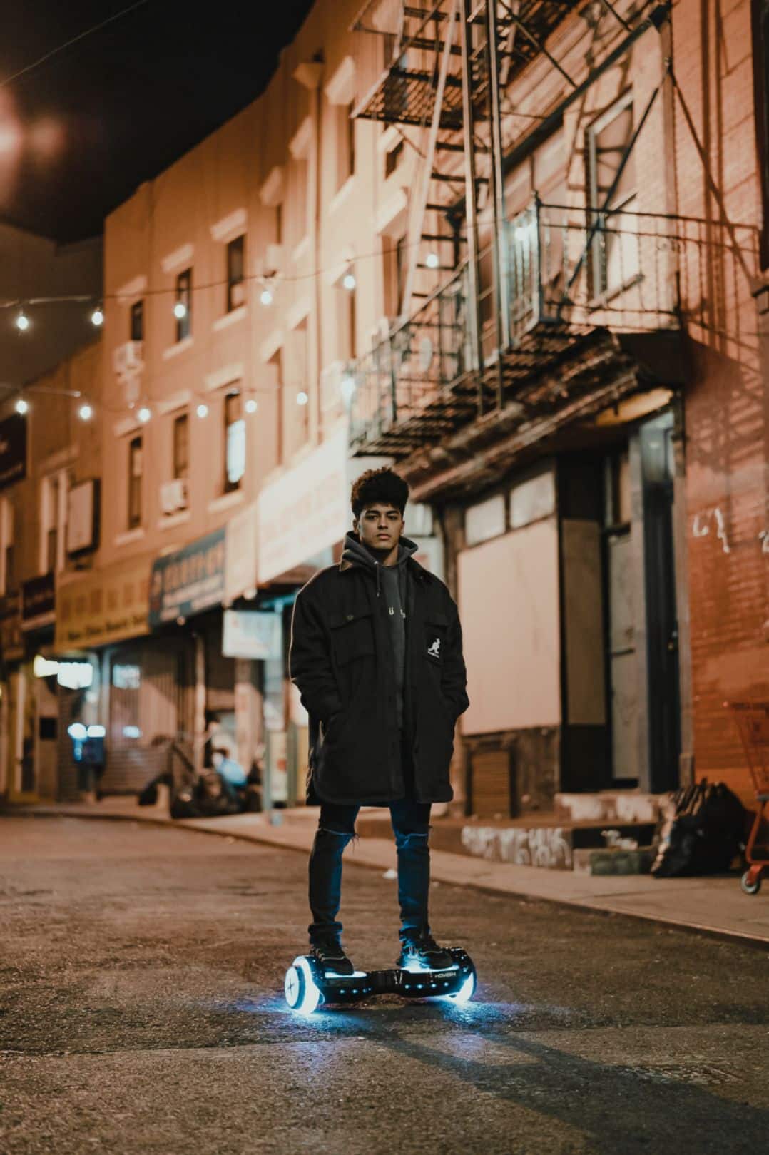 Alt View 24. Hover-1 - Astro LED Light Up Electric Self-Balancing Scooter w/6 mi Max Operating Range & 7 mph Max Speed - Black.