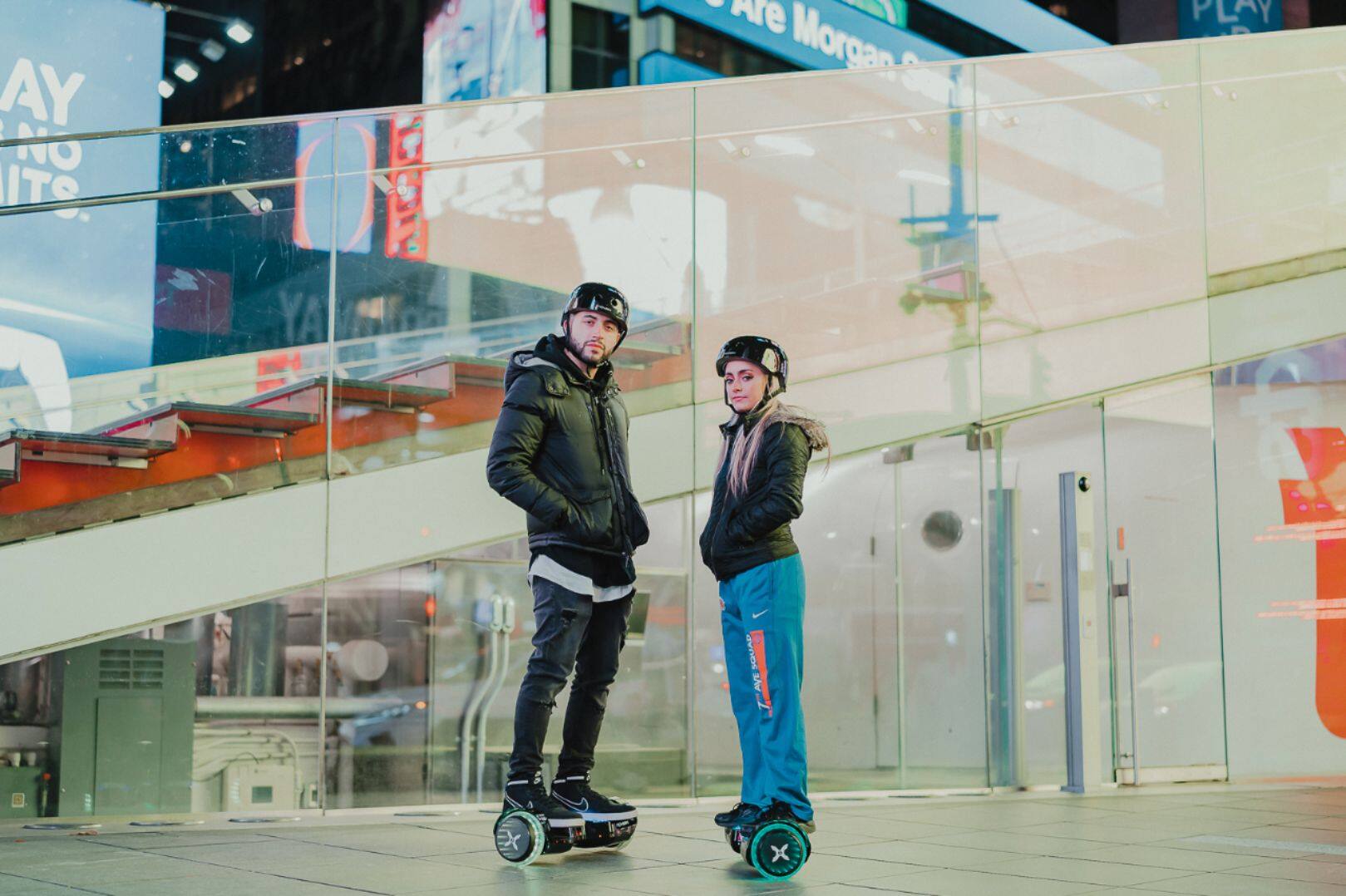 Alt View 31. Hover-1 - Astro LED Light Up Electric Self-Balancing Scooter w/6 mi Max Operating Range & 7 mph Max Speed - Black.