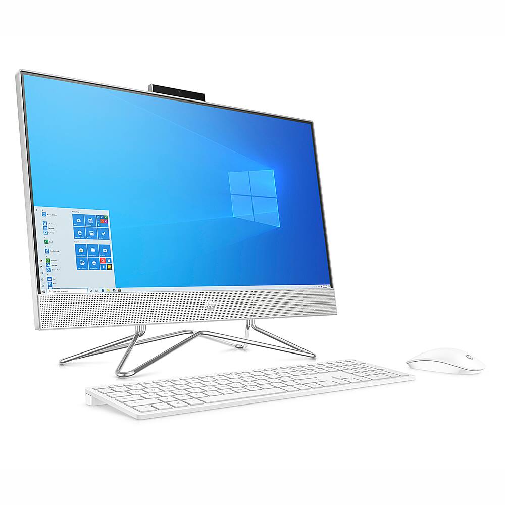 Alt View 3. HP - 24" Touch-Screen All -In-One - Intel Core i7-1065G7 - 16GB, 512GB SSD.