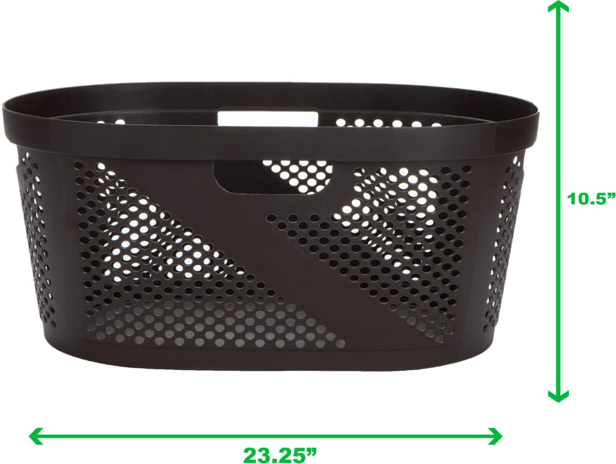 Best Buy Mind Reader 40 Liter Laundry Basket, Laundry Basket, Storage