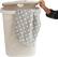 Alt View Zoom 13. Mind Reader - 50 Liter Slim Laundry Basket, Laundry Hamper with Cutout Handles, Washing Bin, Dirty Clothes Storage - Ivory.