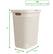Alt View 17. Mind Reader - 50 Liter Slim Laundry Basket, Laundry Hamper with Cutout Handles, Washing Bin, Dirty Clothes Storage - Ivory.