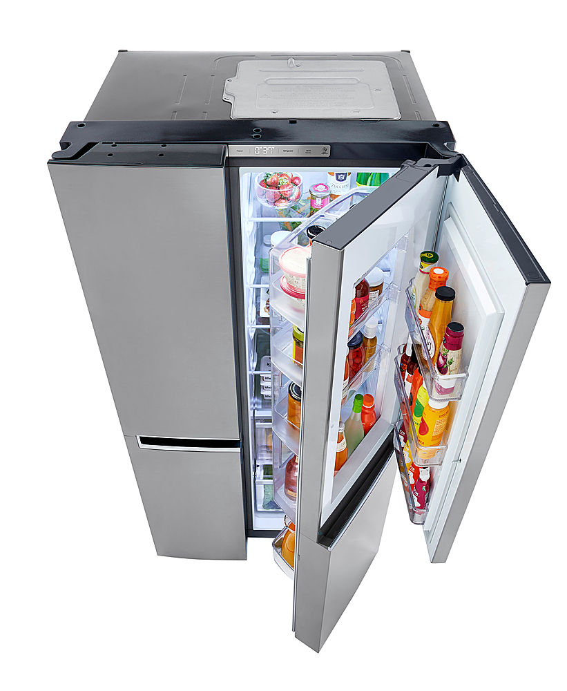 LG 26.8 Cu. Ft. SidebySide DoorinDoor Refrigerator with Ice Maker PLATINUM SILVER
