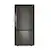 Front. LG - 25.5 Cu. Ft. Bottom-Freezer Refrigerator with Ice Maker - PrintProof Black Stainless Steel.