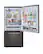 Alt View 12. LG - 25.5 Cu. Ft. Bottom-Freezer Refrigerator with Ice Maker - PrintProof Black Stainless Steel.