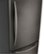Alt View Zoom 4. LG - 25.5 Cu. Ft. Bottom-Freezer Refrigerator with Ice Maker - Black stainless steel.