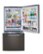 Alt View Zoom 5. LG - 25.5 Cu. Ft. Bottom-Freezer Refrigerator with Ice Maker - Black stainless steel.