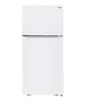 LG - 30-in Wide 20.2 Cu. Ft. Top Freezer Refrigerator - White