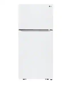 LG - 20.2 Cu. Ft. Top-Freezer Refrigerator - White