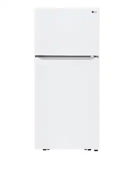 LG - 20.2 Cu. Ft. Top-Freezer Refrigerator - White