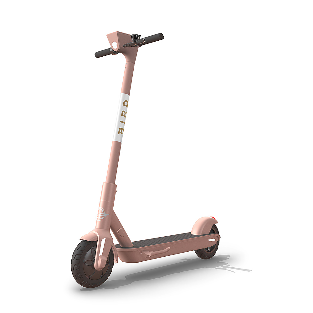 Angle View: Bird - One Electric Scooter w/25 mi Max Operating Range & 18 mph Max Speed & w/built-in GPS Technology - Electric Rose