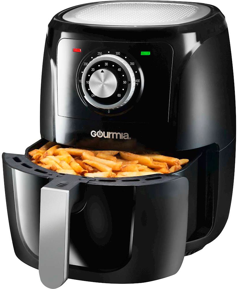 Air Fryers, Gourmia GAF556 5-Quart Digital Air Fryer - No Oil Healthy  Frying - 12 One-Touch Cooking Functions - Guided Cooking Prompts - Easy  Clean-Up - Recipe Book Included
