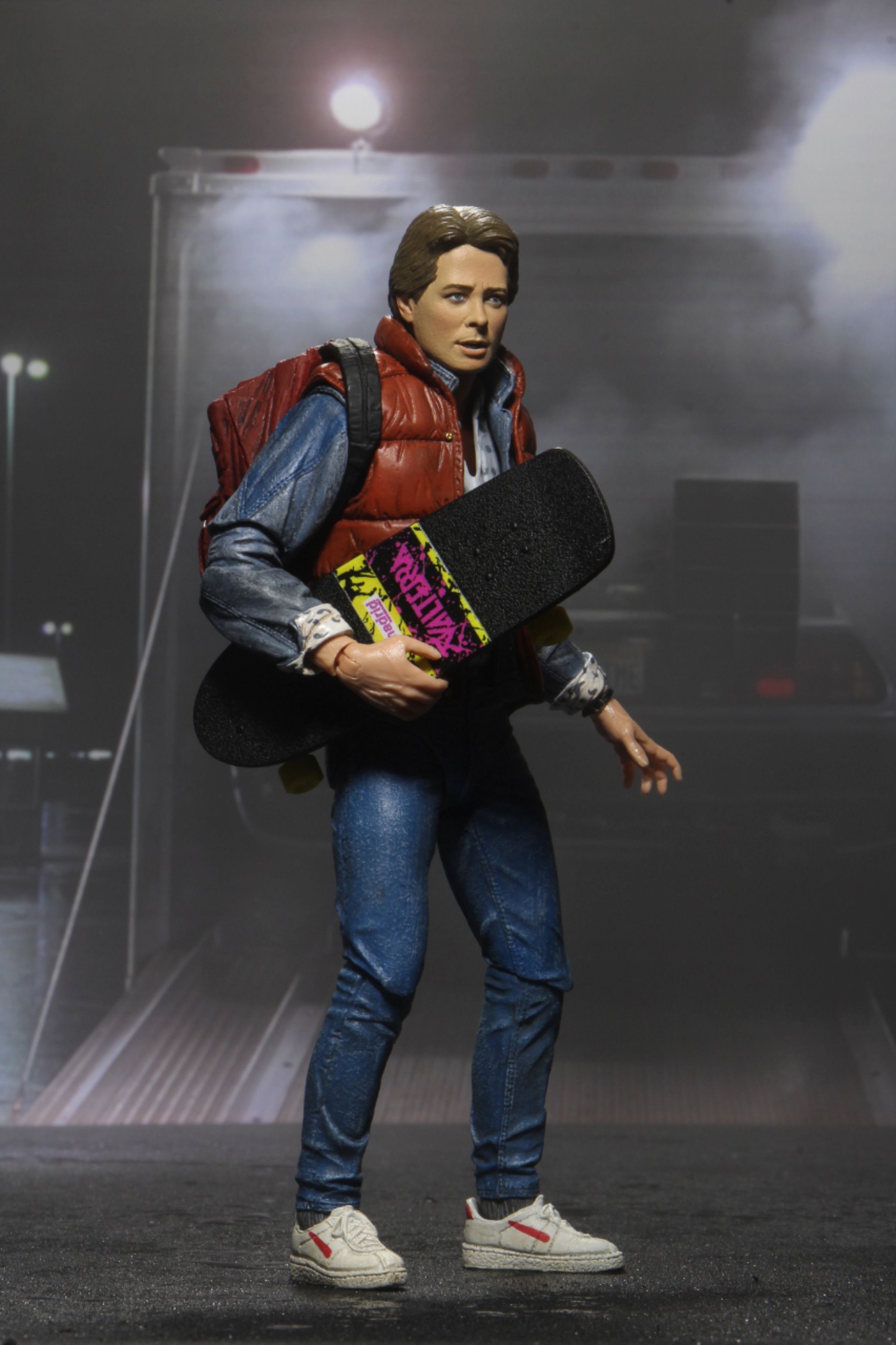 Back View: Neca Back to the Future Ultimate Marty Mcfly Figure