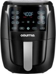 Angle Zoom. Gourmia - 6qt Digital Air Fryer - Black.