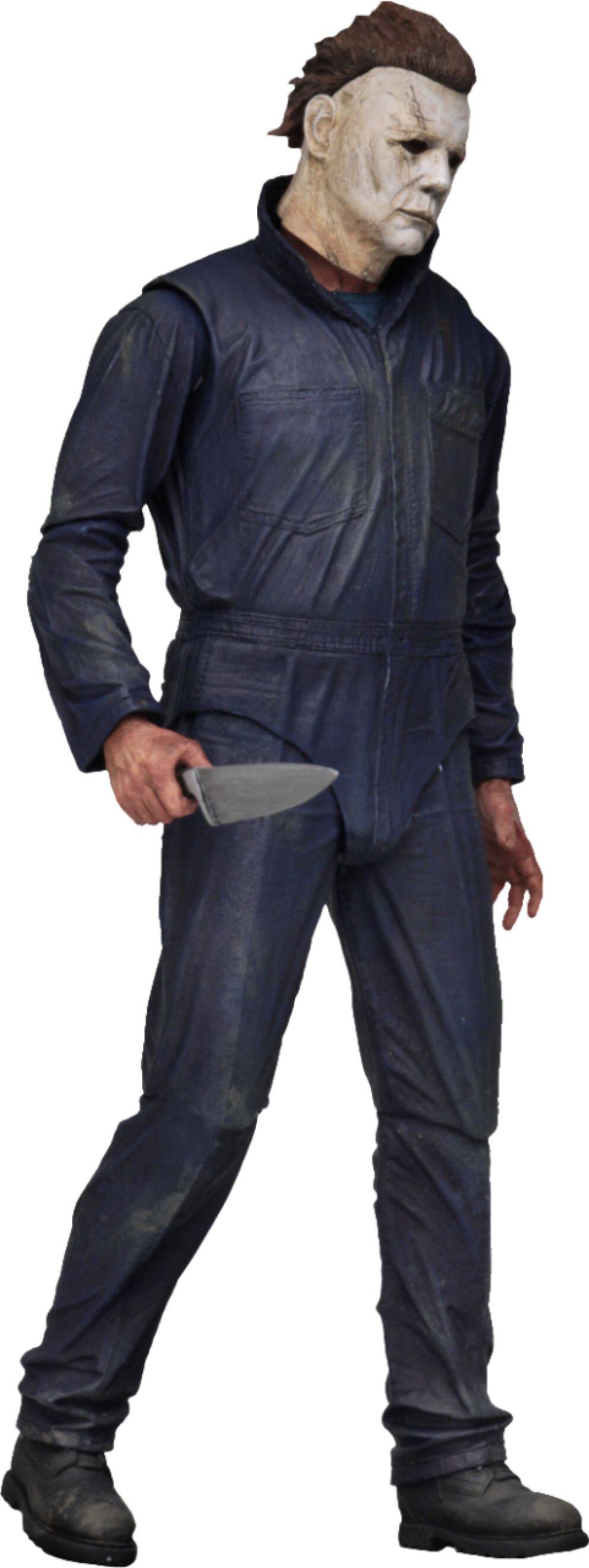 Left. NECA - Halloween (2018 Movie) - 7" Scale Action Figure - Ultimate Michael Myers.