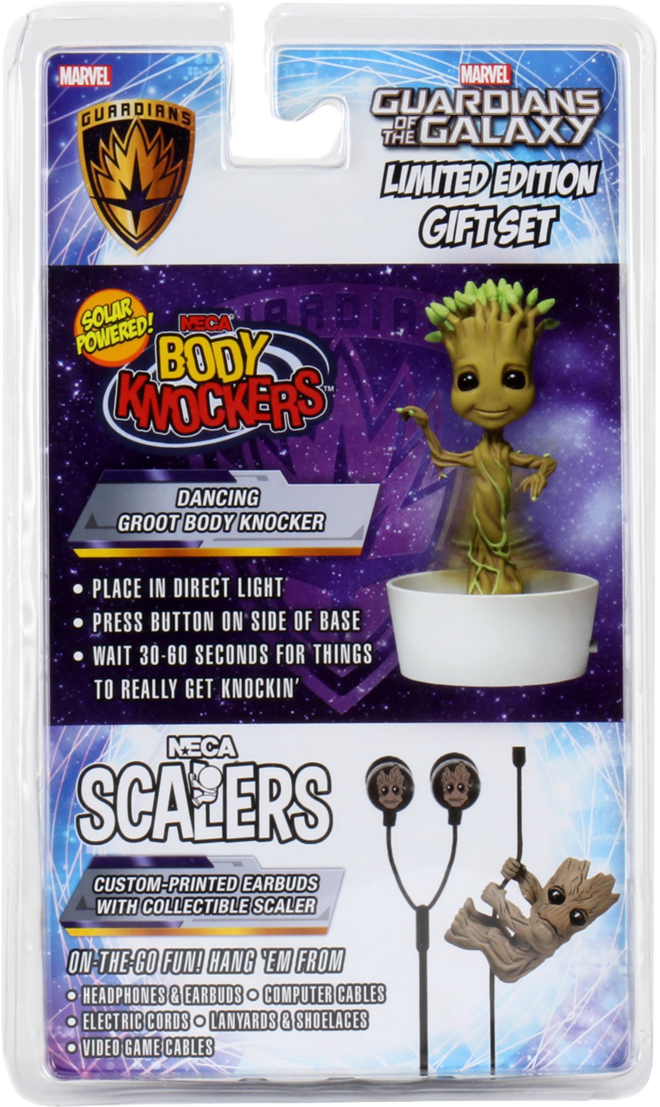 figurine groot body knocker scalers guardians of the galaxy 2 limited gift set 