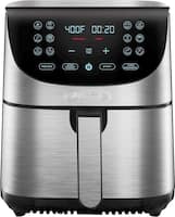 Gourmia - 7qt Digital Air Fryer - Stainless Steel - Angle_Zoom