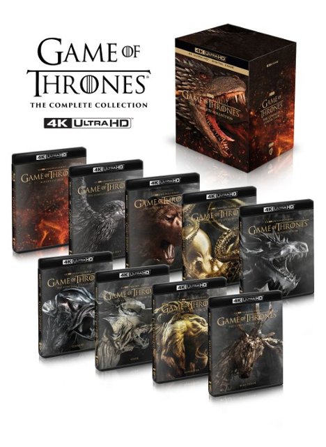 Front Standard. Game of Thrones: The Complete Series [Includes Digital Copy] [4K Ultra HD Blu-ray].