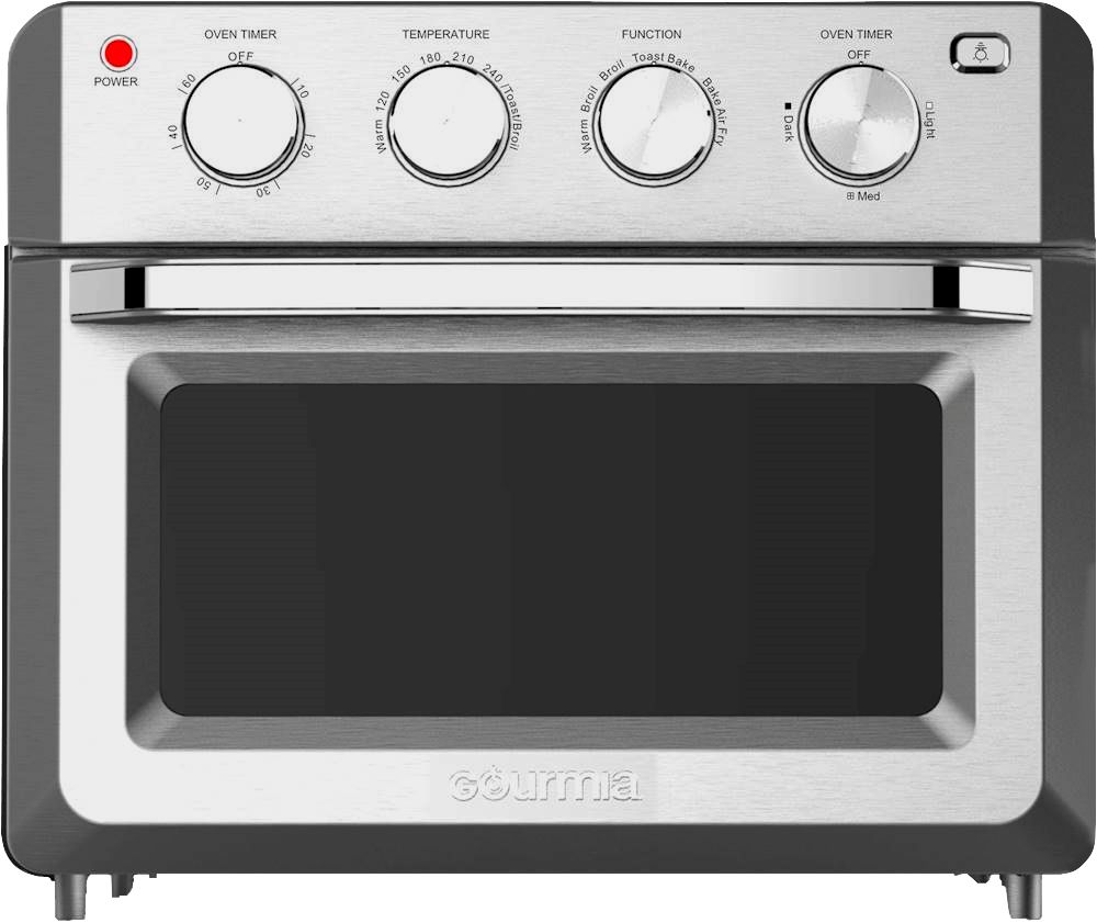 Gourmia GTF7580 7-in-1 Air Fryer Oven - Stainless Steel - Large Capacity - 4 Simple Controls