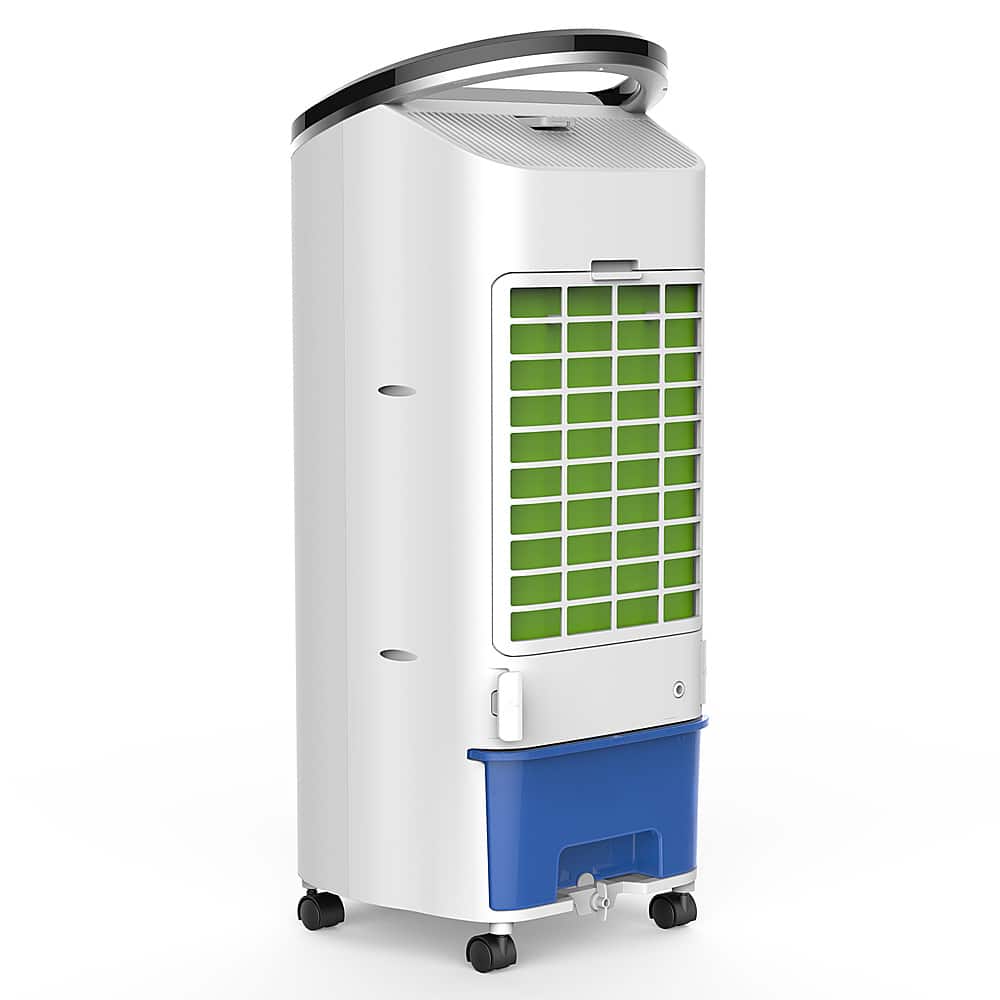 Alt View 17. NewAir - Frigidaire 2-in-1 Evaporative Air Cooler and Fan, 250 sq. ft. with Wide Angle Oscillation & 4 Fan Speeds - White.