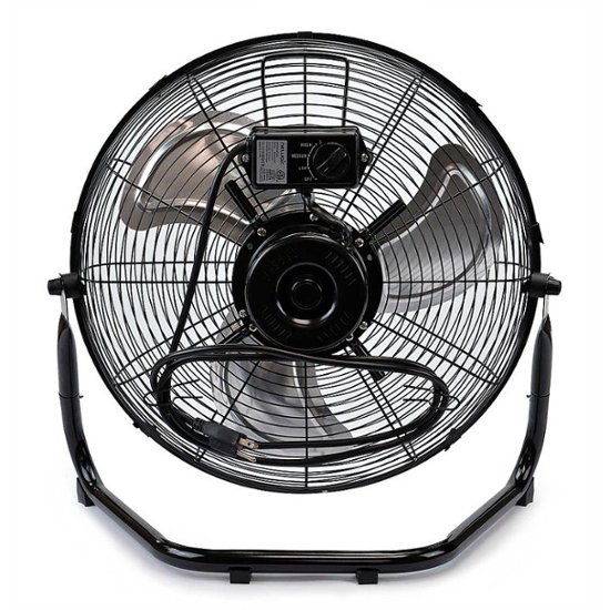 NewAir 18” High Velocity Portable Floor Fan with 3 Fan Speeds and Long-Lasting Ball Bearing Motor – Black
