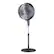 Alt View 21. NewAir - Outdoor Misting Fan and Pedestal Fan, Cools 500 sq. ft. with 3 Fan Speeds and Wide-Angle Oscillation - Black.