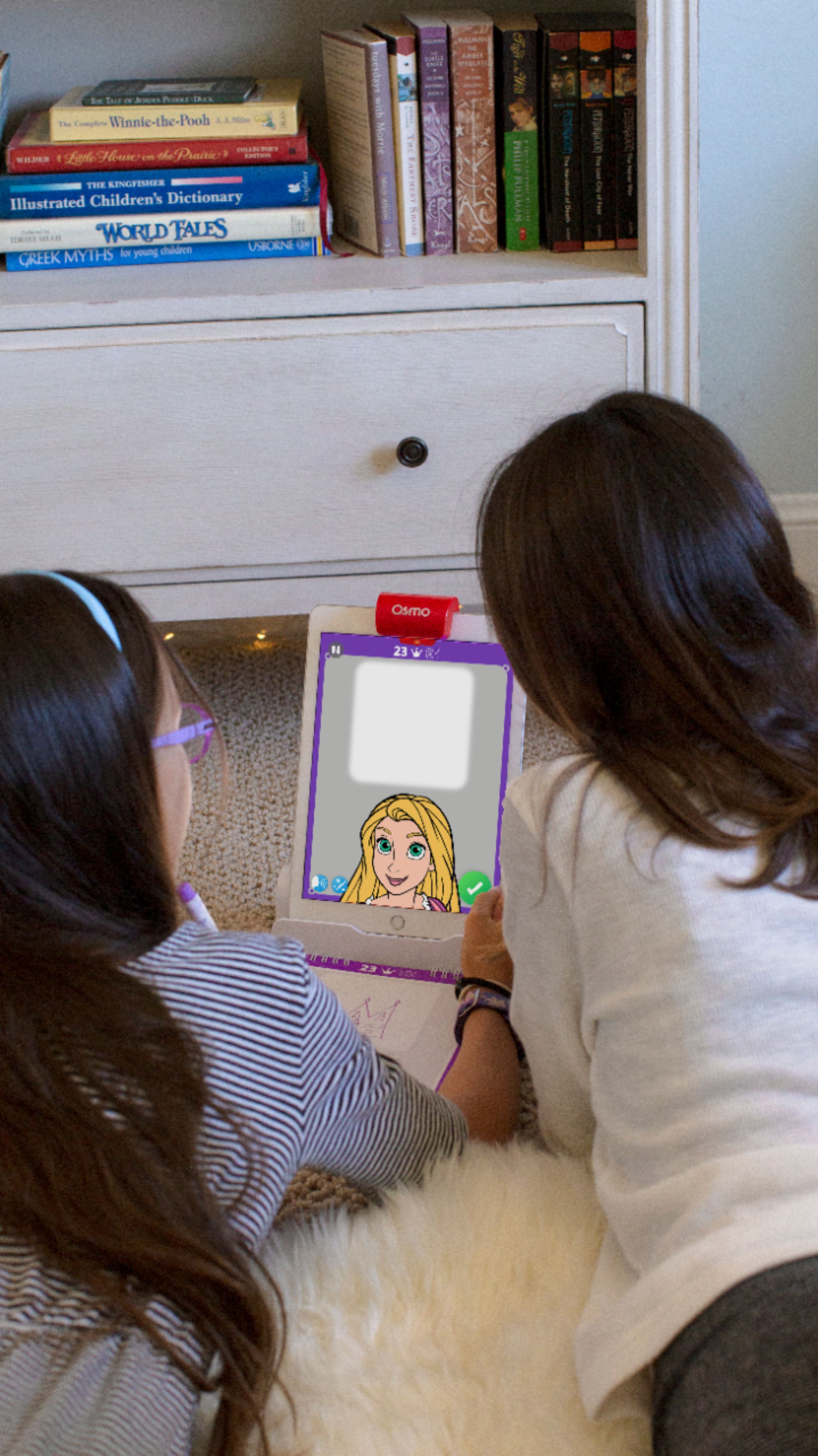  Osmo - Super Studio Disney Princess Starter Kit for iPad - Ages  5-11 - Drawing Activities iPad Base Included : Electronics