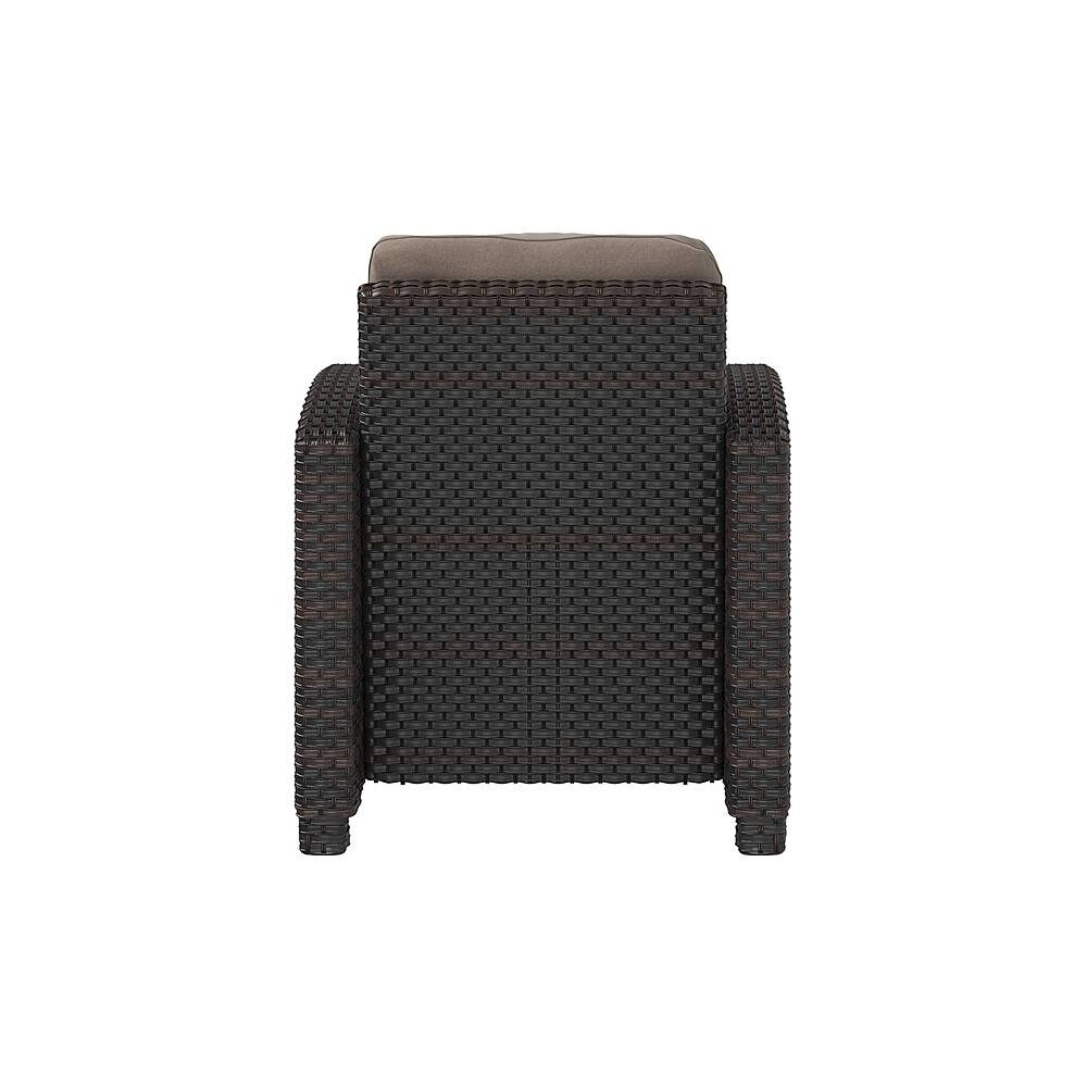Alt View 12. Patio Sense - Miles Outdoor Wicker Patio Lounge Chair - Mocha.