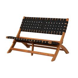Patio Sense - Sava Wooden Folding Bench - Brown