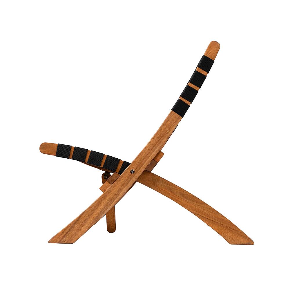 Alt View 14. Patio Sense - Sava Wooden Folding Bench - Brown.