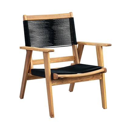 Alt View 11. Patio Sense - Kingsmen Wooden Outdoor Patio Lounge Chair - Brown.