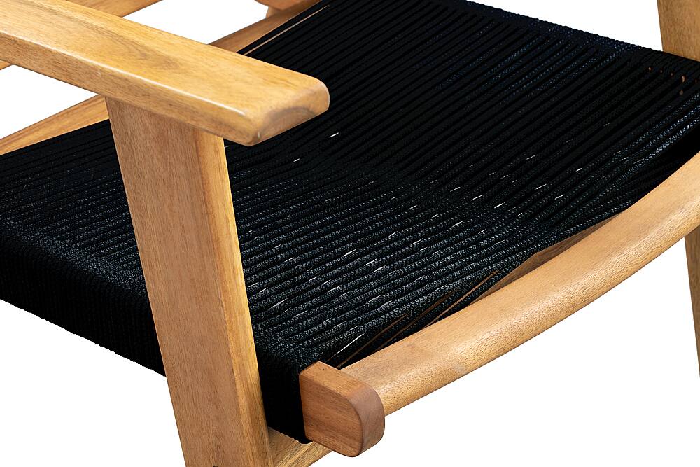 Alt View 13. Patio Sense - Kingsmen Wooden Outdoor Patio Lounge Chair - Brown.