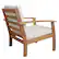 Alt View 15. Patio Sense - Lio Wooden Outdoor Patio Lounge Chair - Brown.