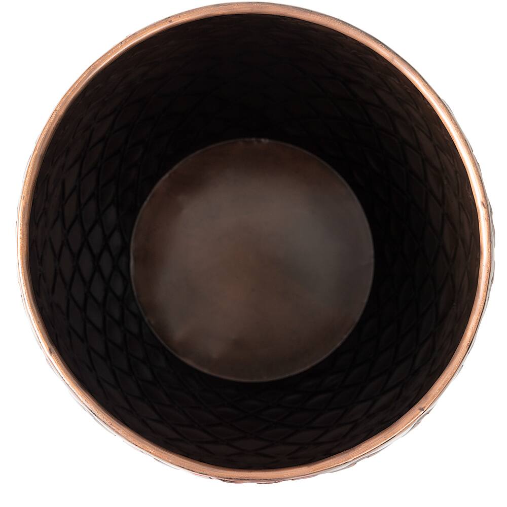 Alt View 15. Patio Sense - Braga Metal Patio Table - Copper Finish.