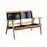Alt View 11. Patio Sense - Kingsmen Sofa Bench - Brown.
