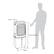 Alt View 20. NewAir - Frigidaire 2-in-1 Evaporative Air Cooler and Fan, 450 sq.ft. with 3 Fan Speeds and Large Detachable 13 Gallon Water Tank - White.