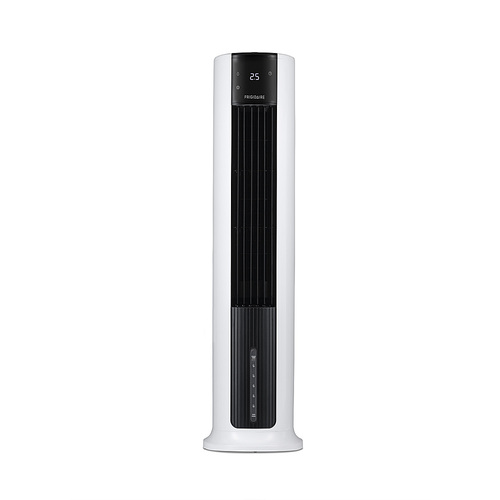 NewAir - Frigidaire 2-in-1 Evaporative Air Cooler and Tower Fan, 300 CFM with Portable Design and 3 Fan Speeds - White