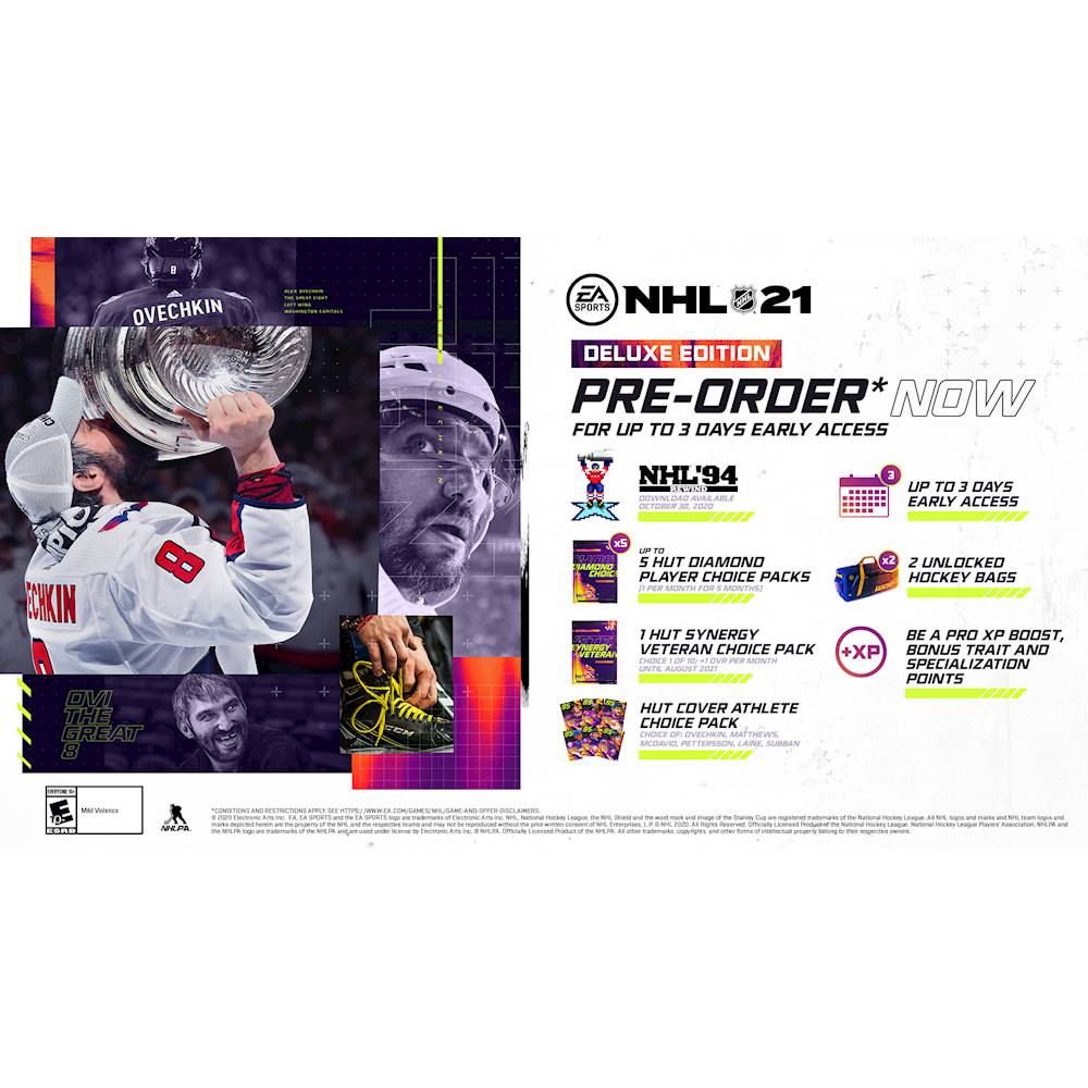 Best Buy NHL 21 Deluxe Edition Xbox One Digital XB1 NHL 21 DELUXE