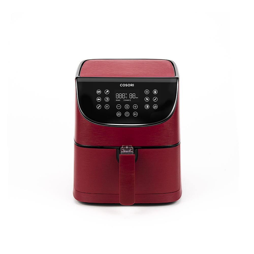Cosori - 3.7-Quart Premium Air Fryer with Skewer Rack Set - Red