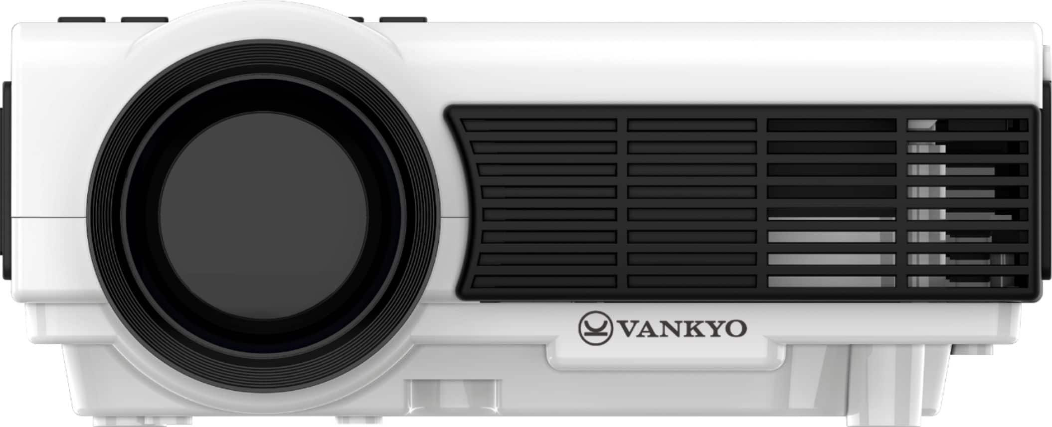 Front. Vankyo - Leisure 3W Wireless Mini Projector - White.
