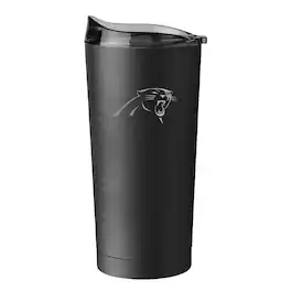 Logo Brands - Carolina Panthers 20oz. Black Powder Coat Tumbler - Multicolor
