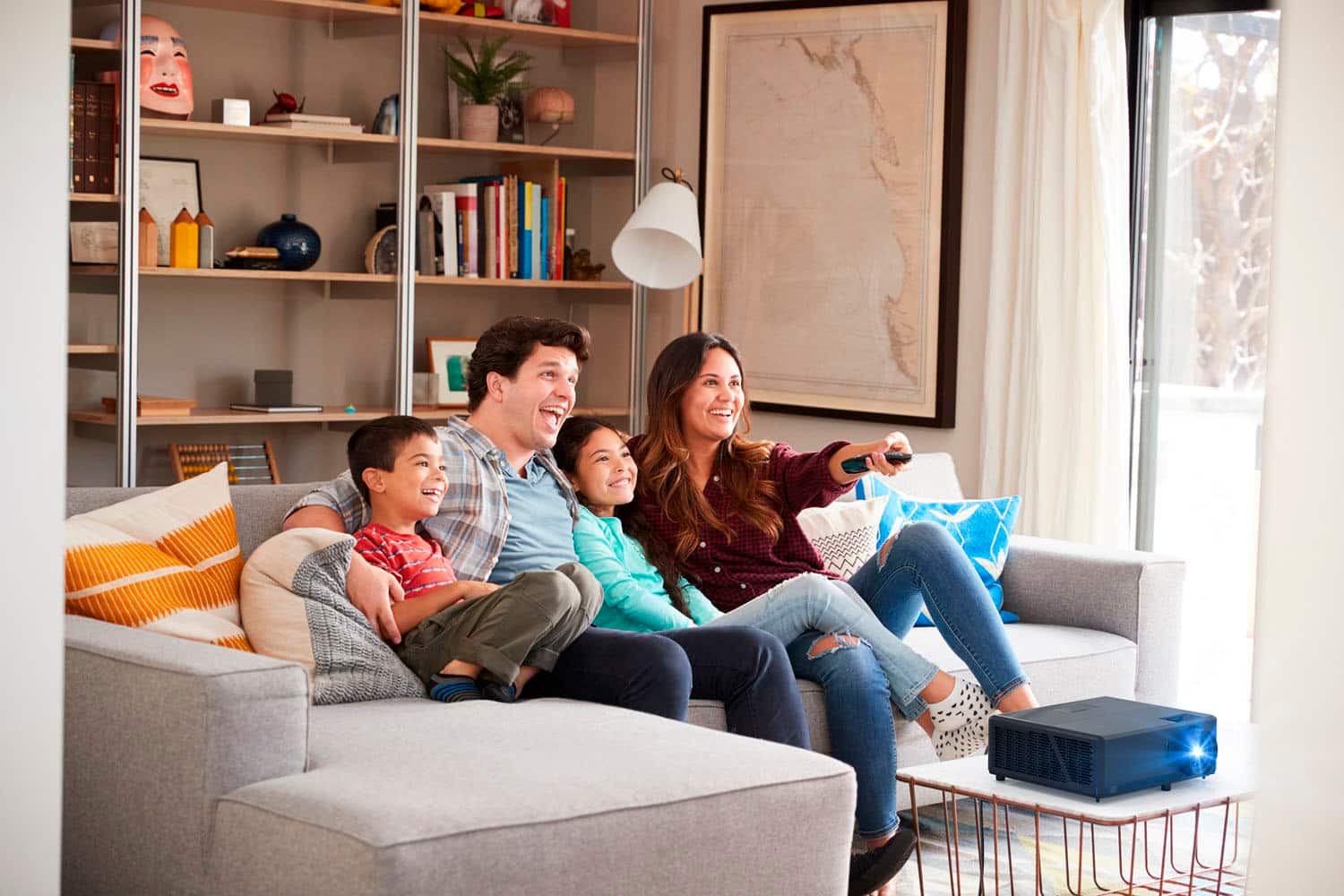 Alt View 12. Optoma - UHZ55 4K UHD Laser Standard Throw Smart Projector with High Dynamic Range, USB Wireless Adapter Included - Black.