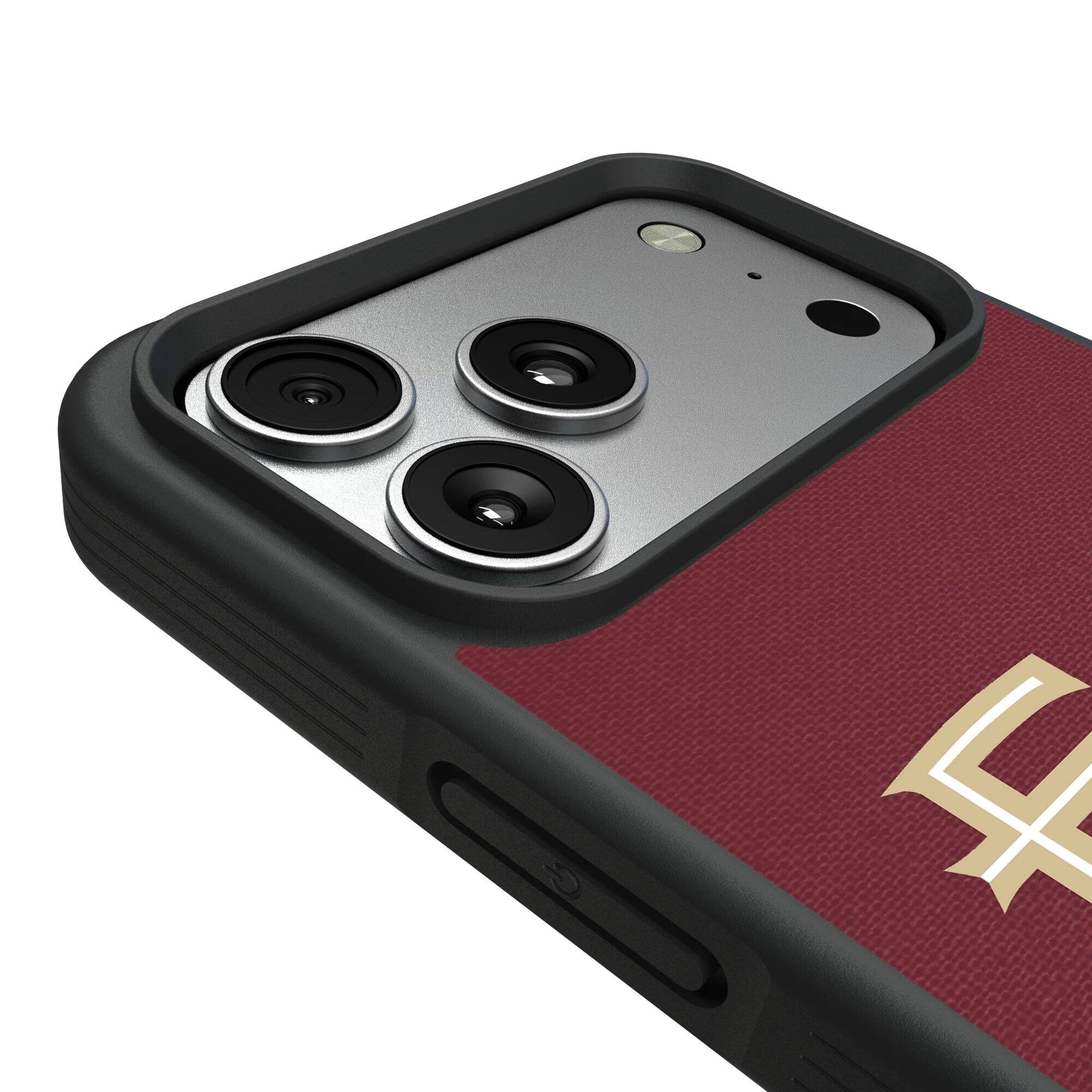 Alt View 2. Keyscaper - Florida State Seminoles iPhone Alternate Solid Design Bump Case - 14 Pro Max - Multicolor.