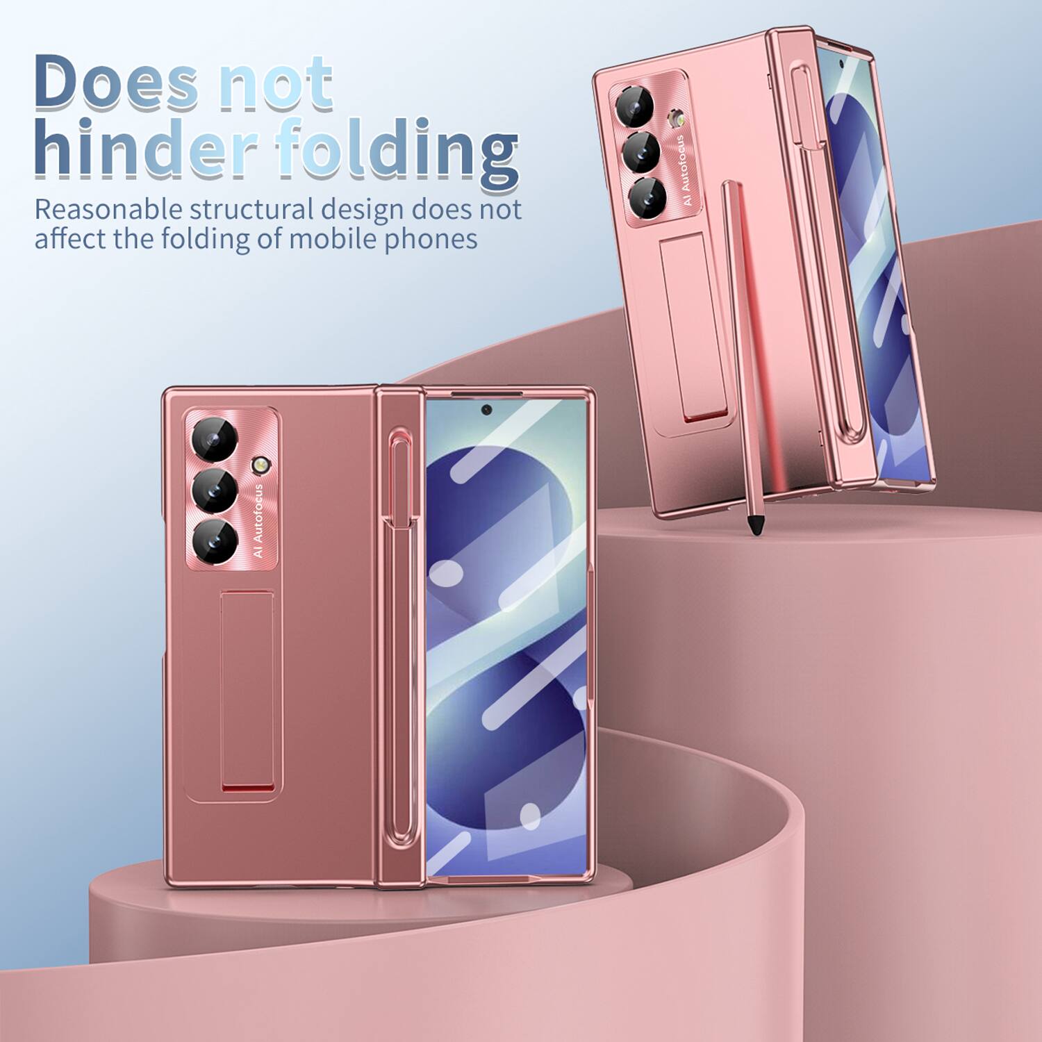 Does not hinder folding  
Reasonable structural design does not affect the folding of mobile phones  
Autofocus  
AI Autofocus