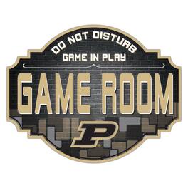 Fan Creations - Purdue Boilermakers 12'' Game Room Tavern Sign - Multicolor